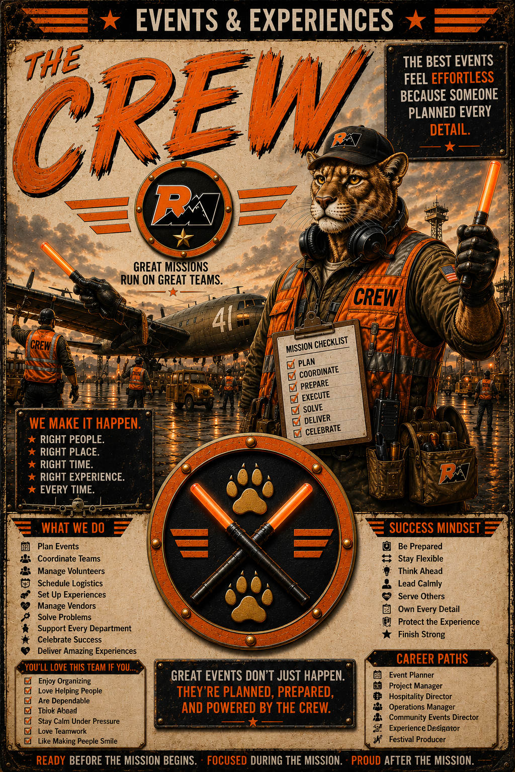 The Force Squadron recruitment poster